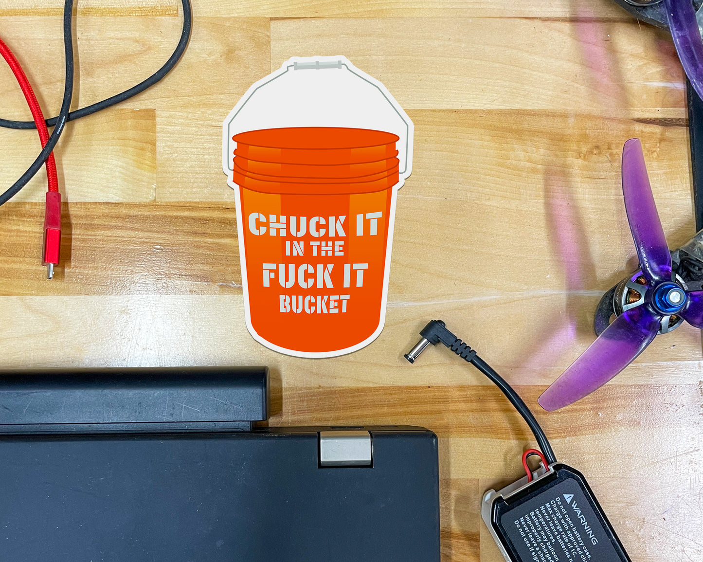 Fuckit Bucket Sticker