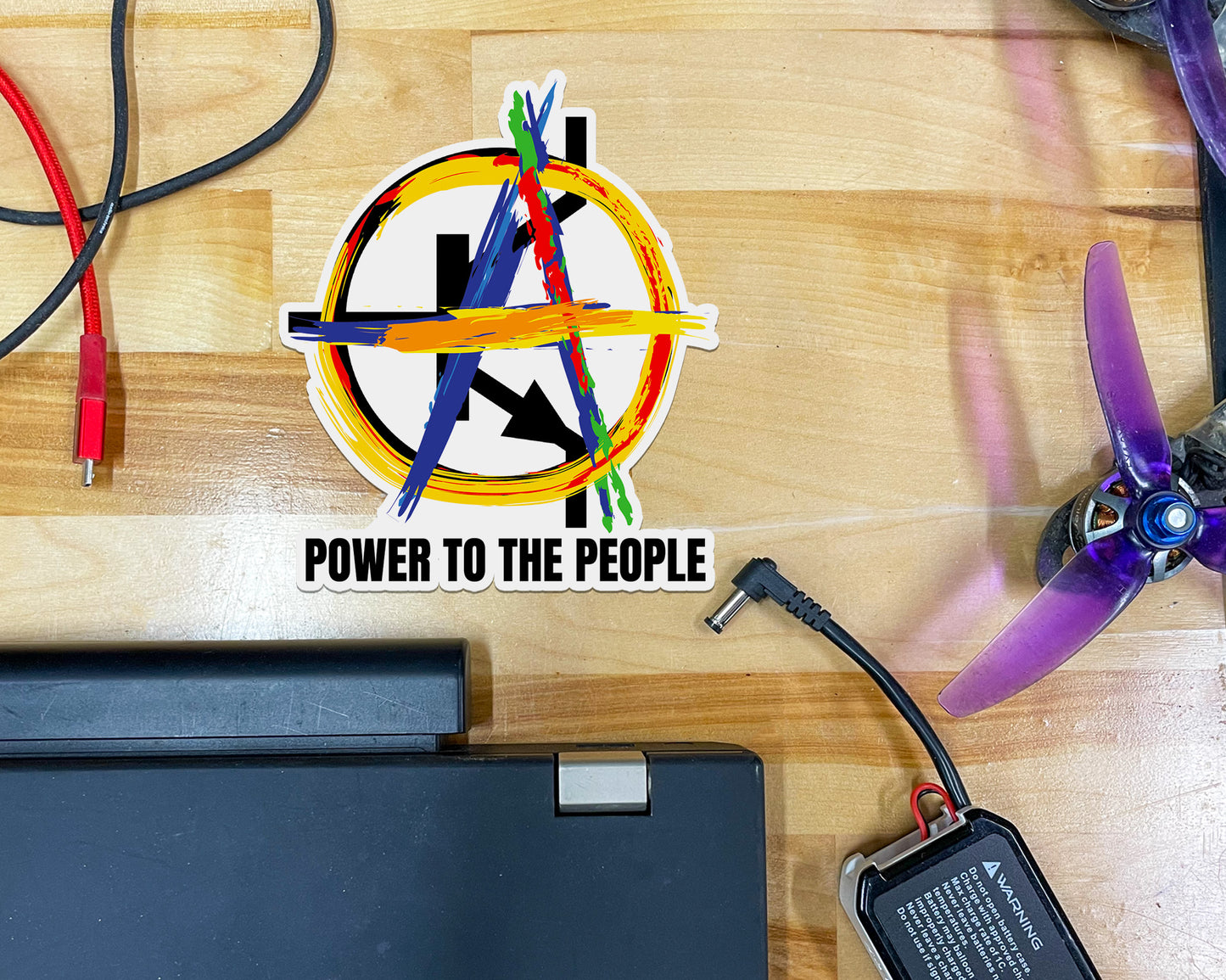 Power to the People Sticker