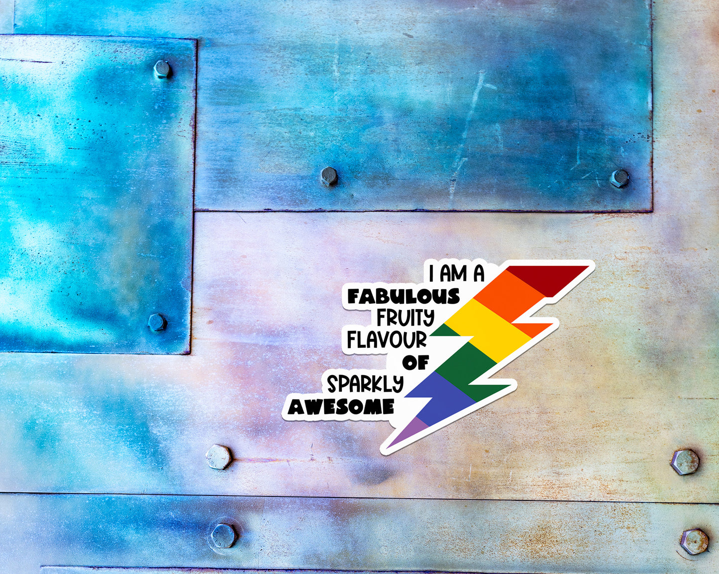 Sparkly Awesome Magnet