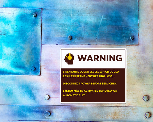 Warning Loud Noises Magnet