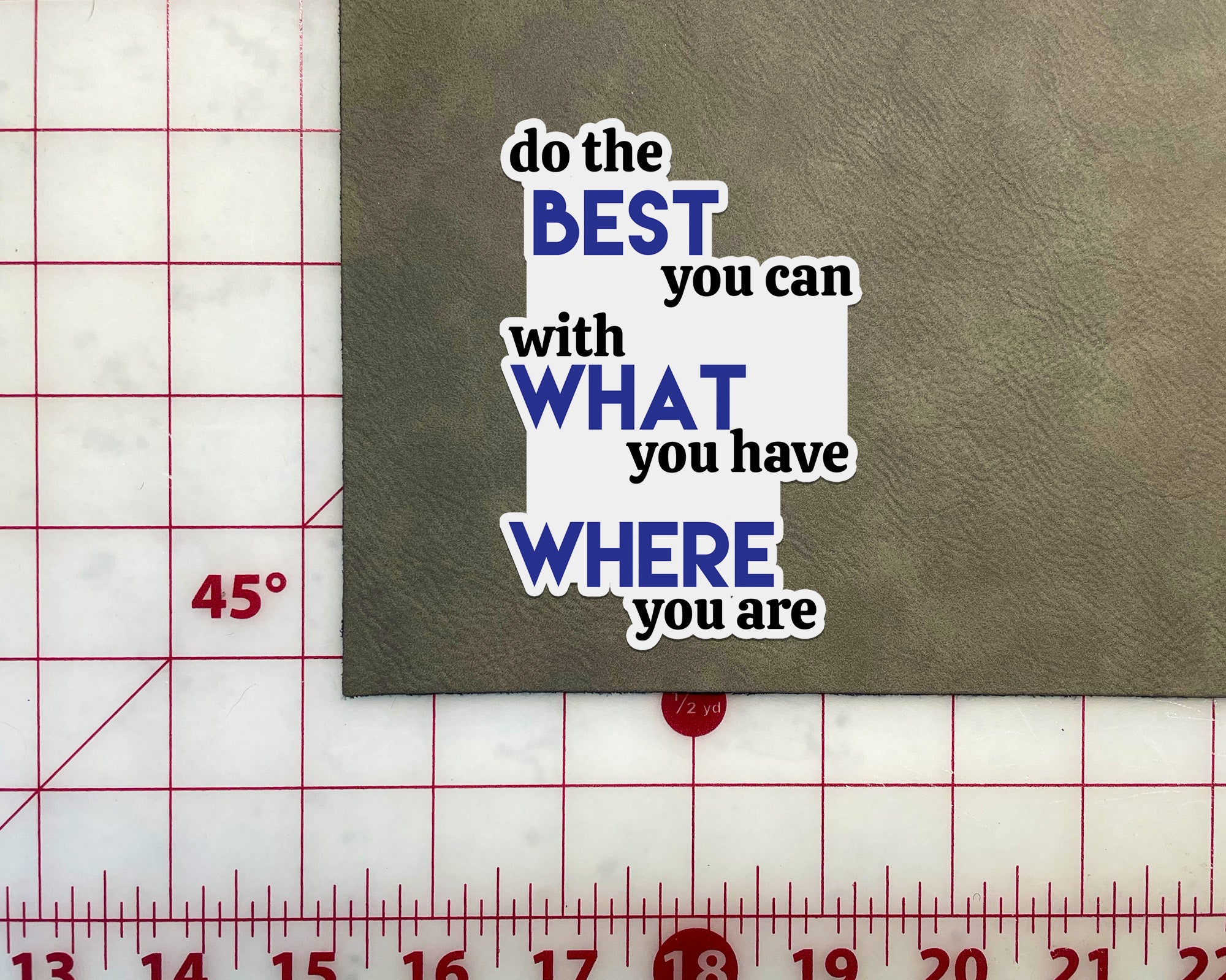 Do The Best You Can Sticker – Big Beaver Energy