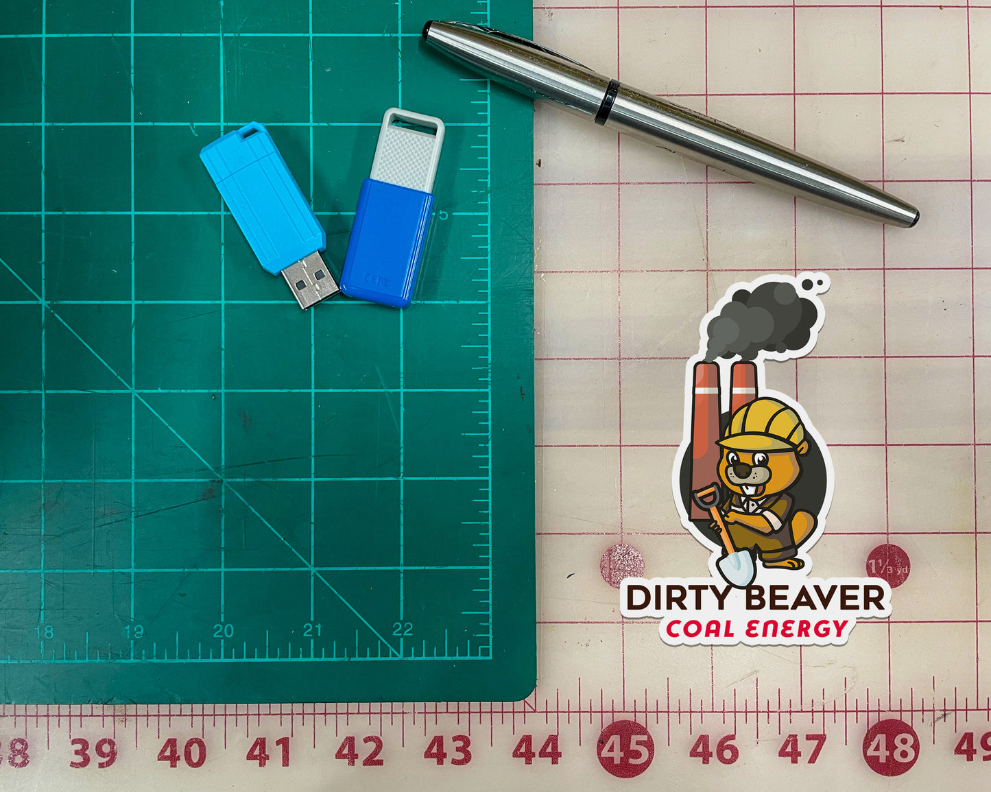Dirty Beaver Sticker