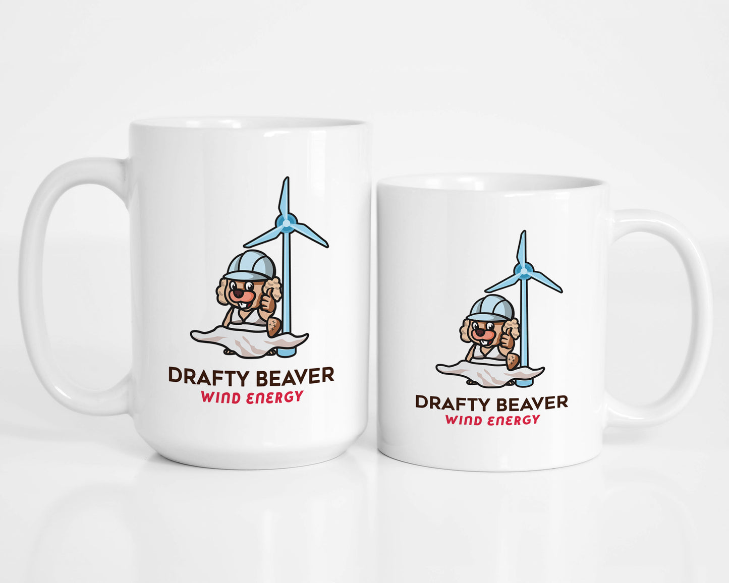 Drafty Beaver Coffee Mugs