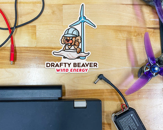 Drafty Beaver Sticker