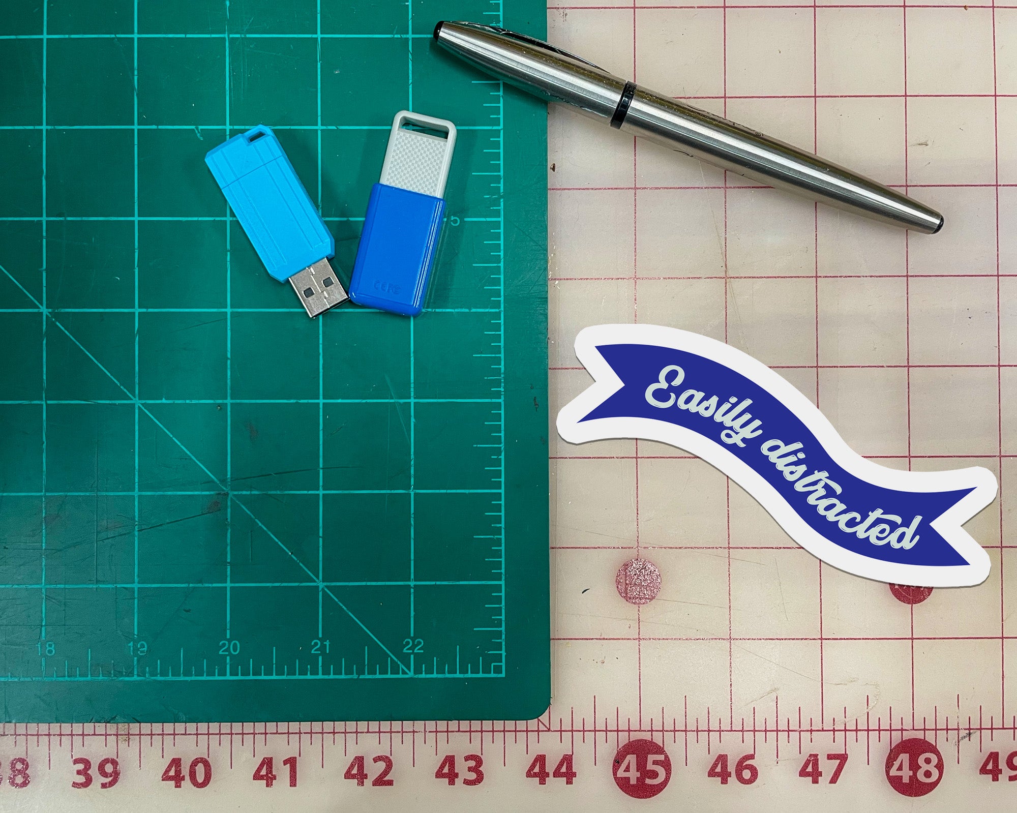 Easily Distracted Sticker