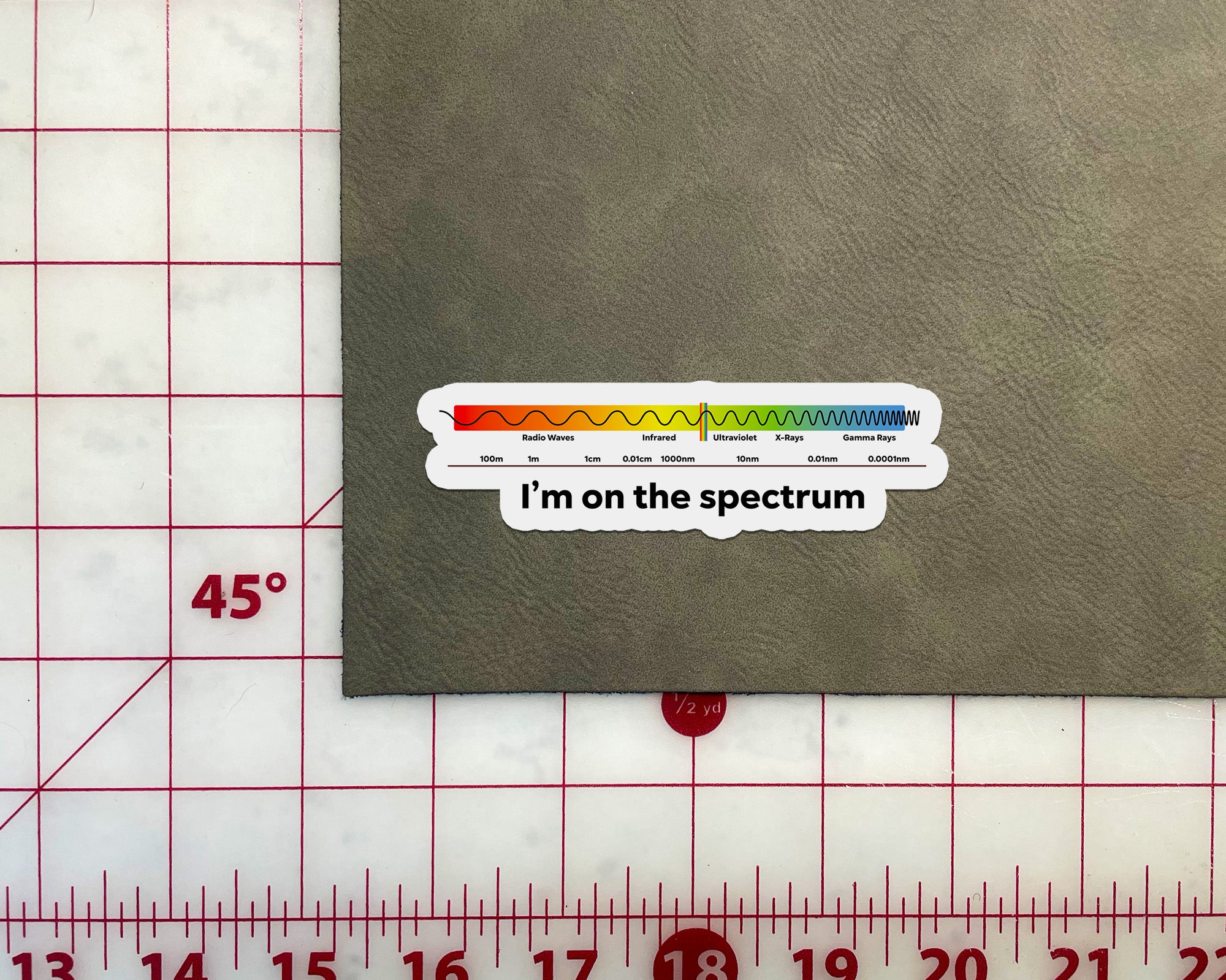 Spectrum Logo Sticker I'm On the Spectrum Sticker – Big Beaver Energy