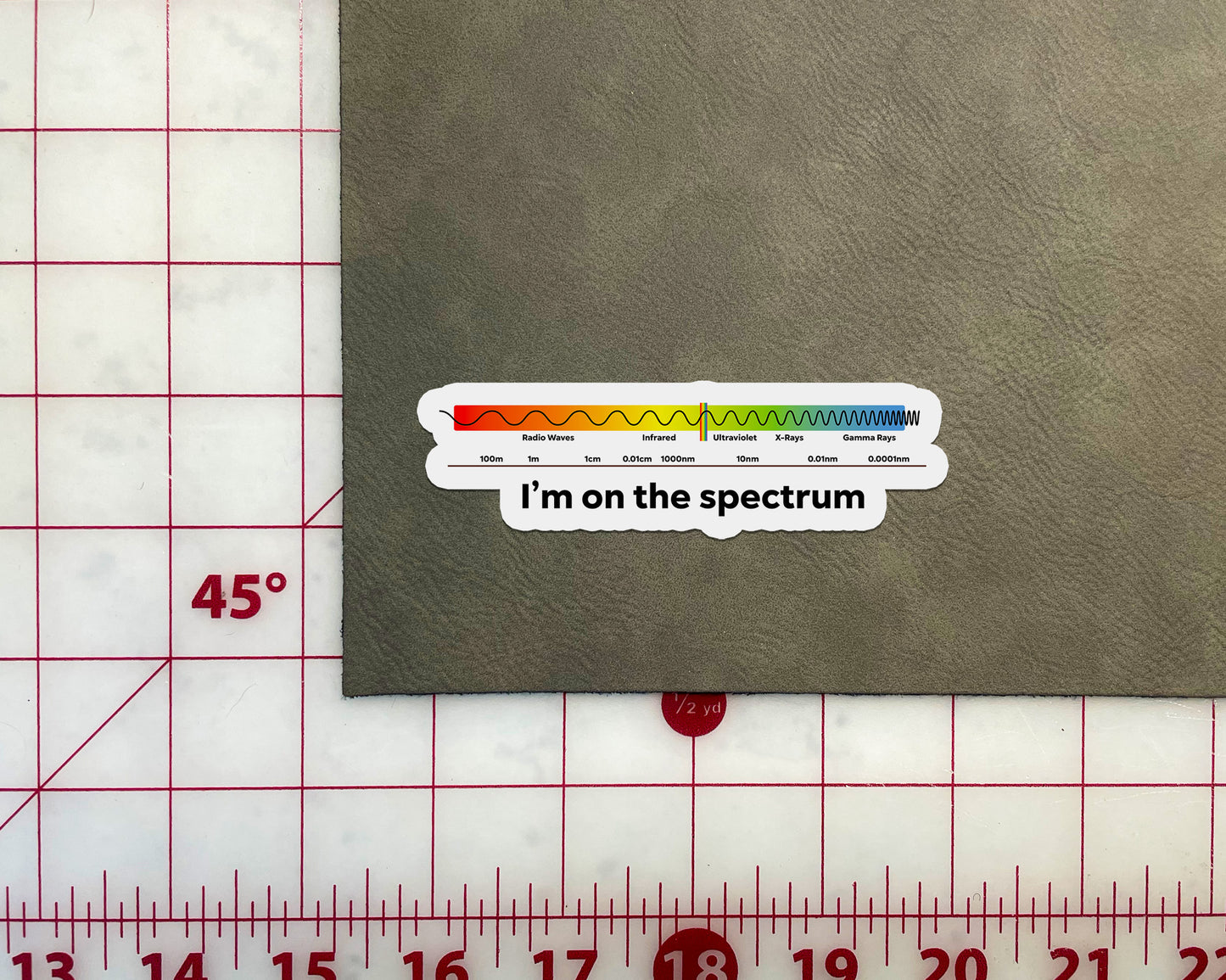 I'm On the Spectrum Sticker