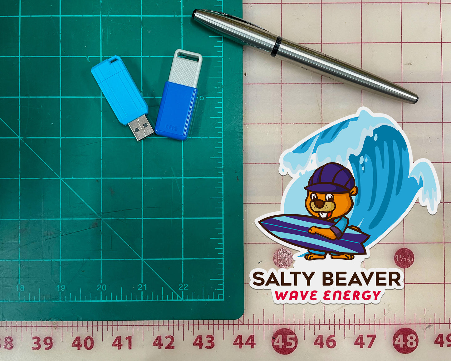 Salty Beaver Sticker