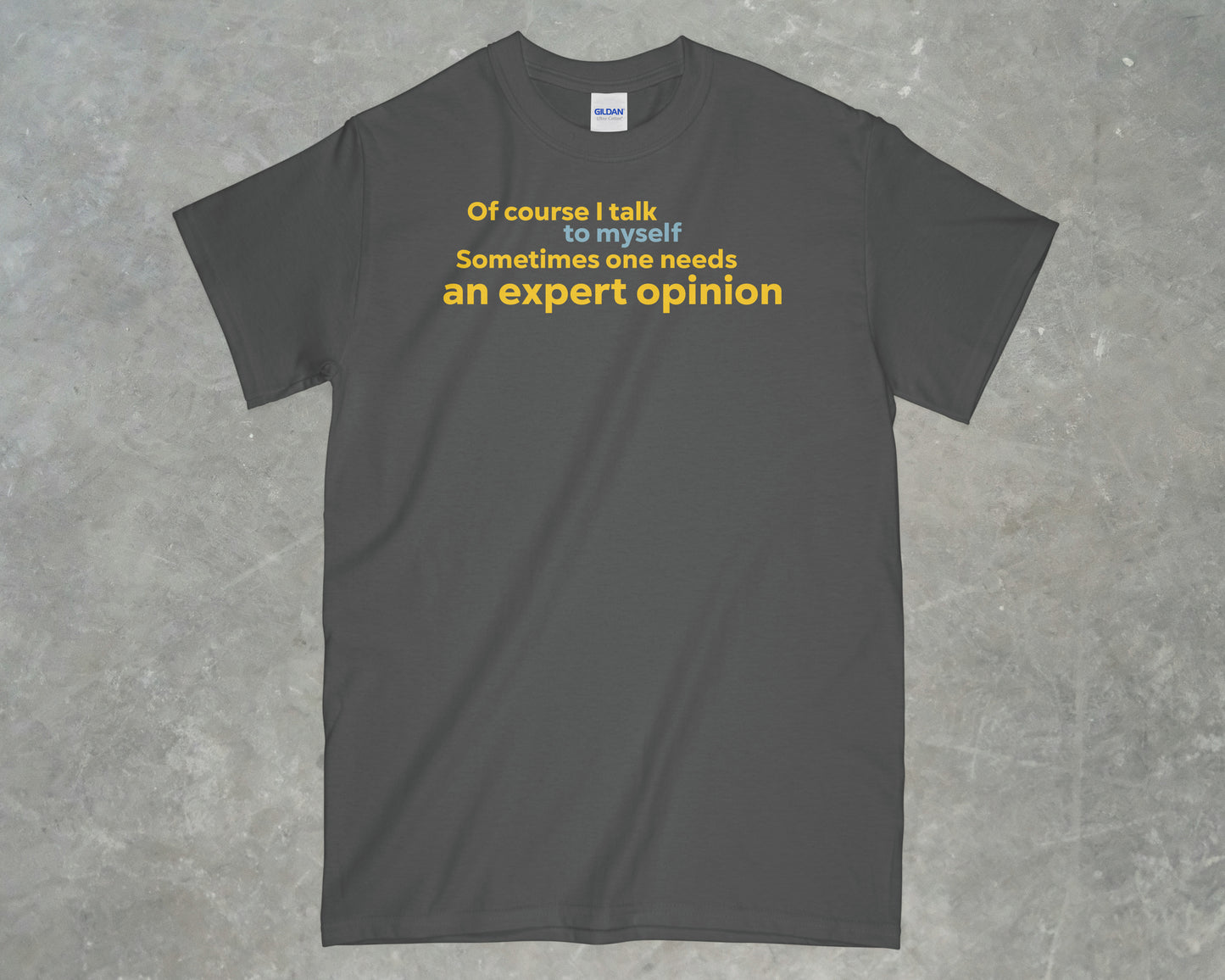 Of Course I Talk to Myself, Sometimes I need an Expert Opinion shirt