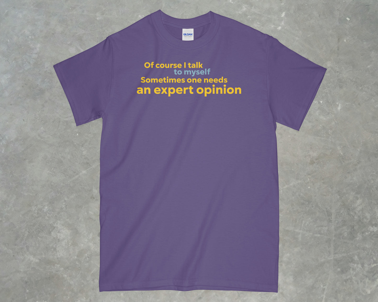 Of Course I Talk to Myself, Sometimes I need an Expert Opinion shirt