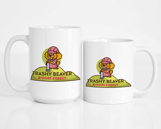 Trashy Beaver Coffee Mugs